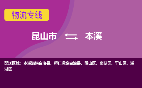 昆山市到本溪物流公司,昆山市到本溪货运,昆山市到本溪物流专线