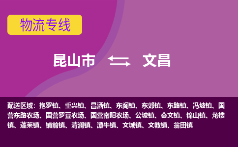 昆山市到文昌物流公司,昆山市到文昌货运,昆山市到文昌物流专线