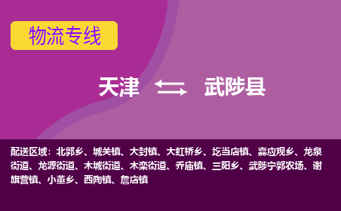 天津到武陟县物流公司,天津到武陟县货运,天津到武陟县物流专线