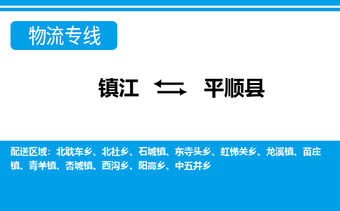 镇江到平顺县物流专线|镇江至平顺县货运专线