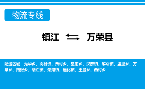 镇江到万荣县物流专线|镇江至万荣县货运专线