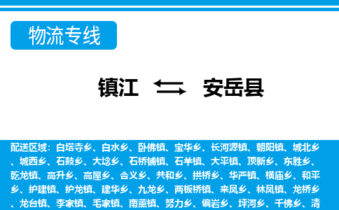 镇江到安岳县物流专线|镇江至安岳县货运专线