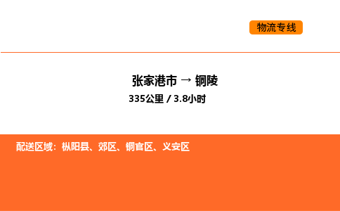 张家港到铜陵物流专线|张家港市至铜陵货运专线